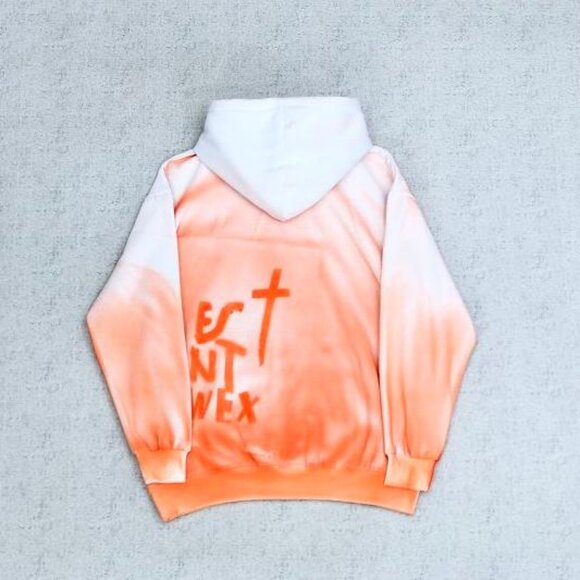 Gallery Dept Printed Pullover Hoodie Orange - Picture 2 of 6